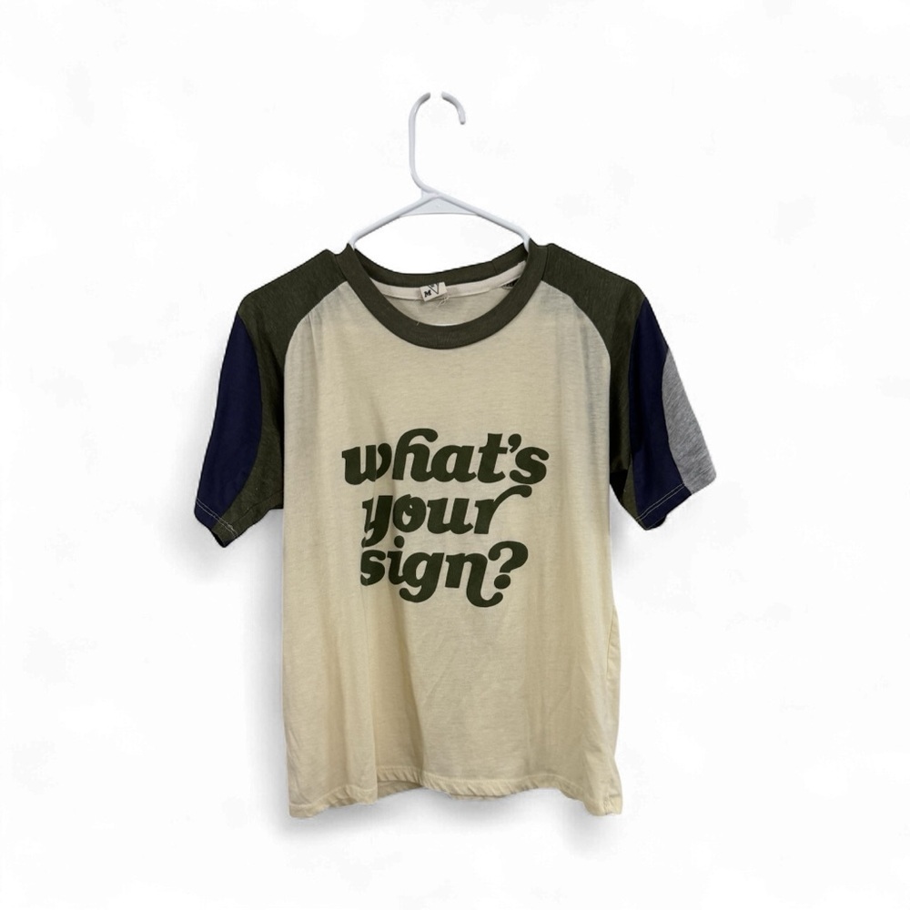 Camp Collection Women's Graphic Tee - Cream and Green